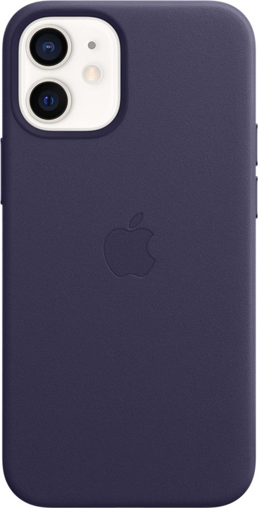 Apple iPhone 12 mini Lederhülle mit MagSafe Deep Violet Produktbild 