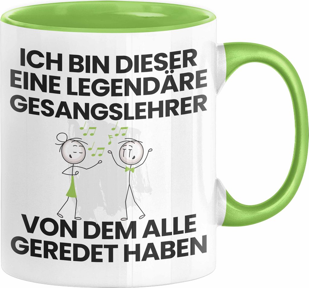 Gesangslehrer Geschenk Tasse Lustige Geschenkidee Produktbild 