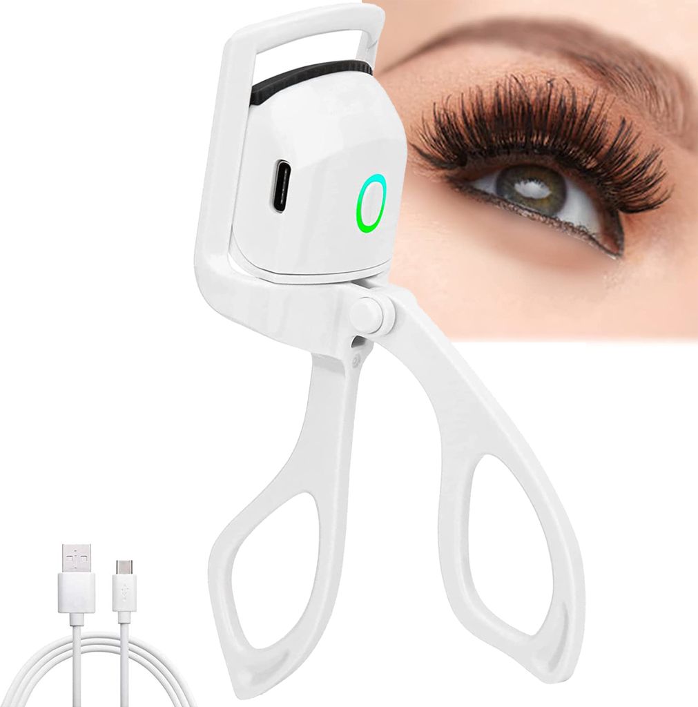 ZOWOR Wimpernzange Mit Kamm – 5-in-1 Set Für Natürlich Lockige Wimpern, Rutschfester Griff, Inkl. 5 Ersatzpads & Samtbeutel, Ideal Als Make-up-Geschenk