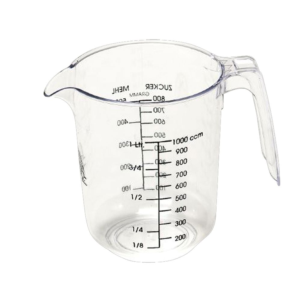 Messkanne 1 l offener Griff Produktbild 