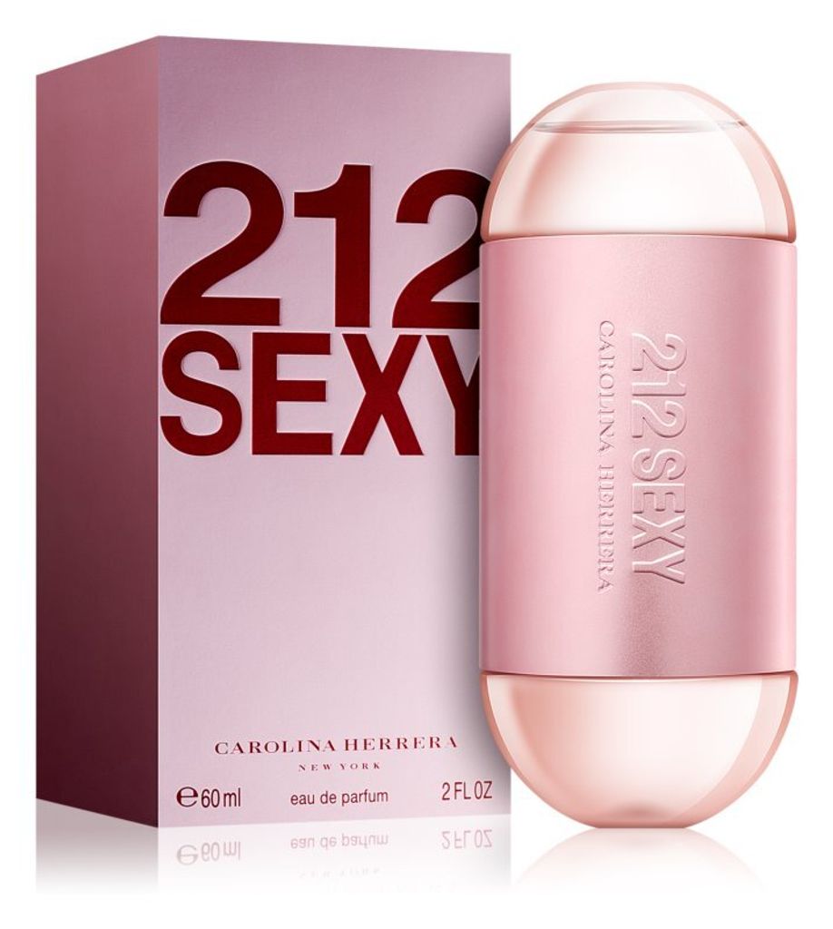 A perfume bottle and its box are displayed against a white background.