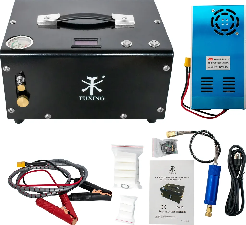 Mini compresseur portable 300 bars avec moteur cuivre haute performance