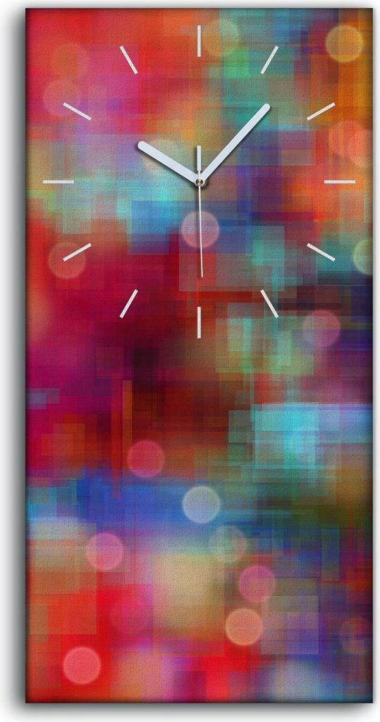 Dekor Leinwand Uhr Wandbilder Geräuschlos Kunstdruck 30x60 Abstrakte Kunst - weiße Hände
