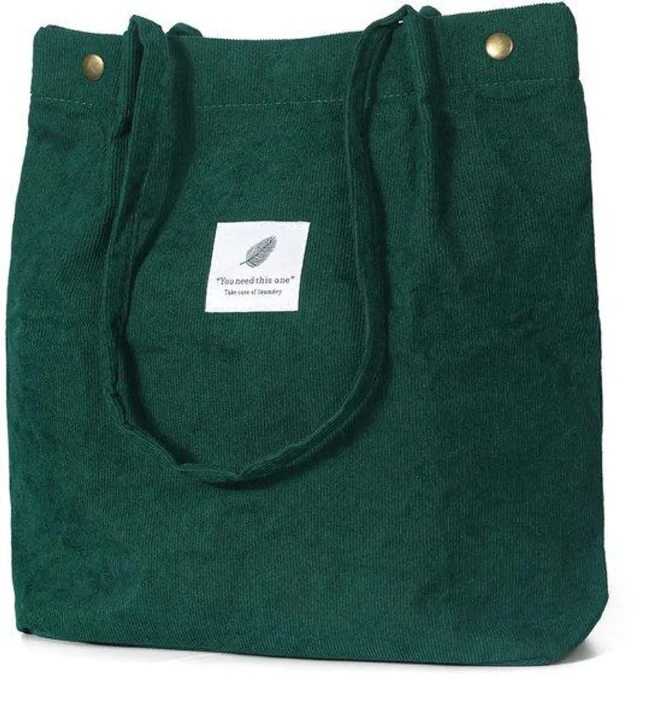 Sac en jute vert ultra léger avec anses confortables - Collection Été 2024