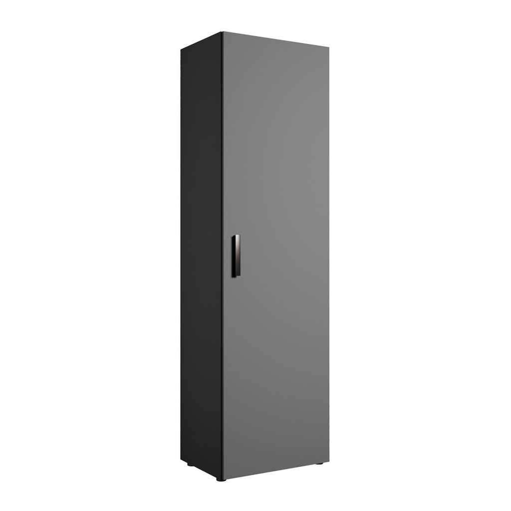 Kleine Garderobe MARGARET IV 60cm - Schrank fur Korridor & Eingang - Farbe: Graphit