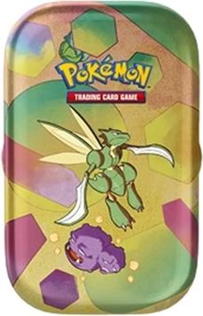 Pokemon Scyther Mini Tin Boîte Anti-Choc pour Cartes Pokémon