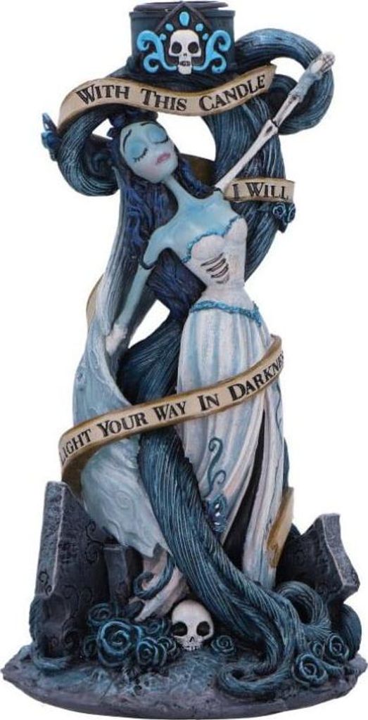 Corpse Bride - Hochzeit mit einer Leiche Kerzenständer With This Candle Vow 19 cm