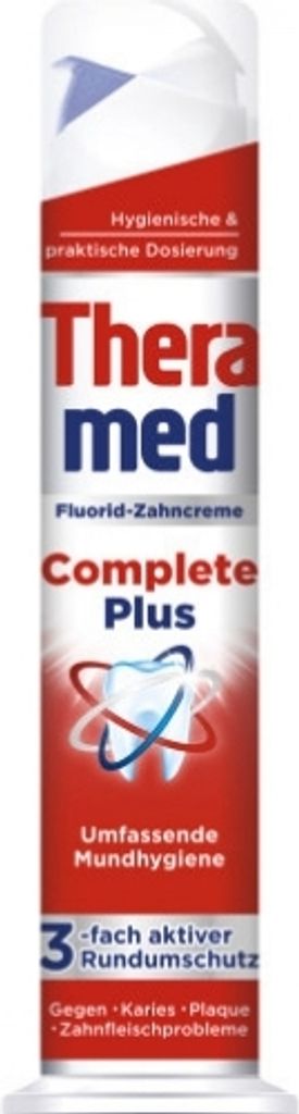 Theramed Complete Plus Dozownik pasty do zębów 100ml Zdjęcie produktu 