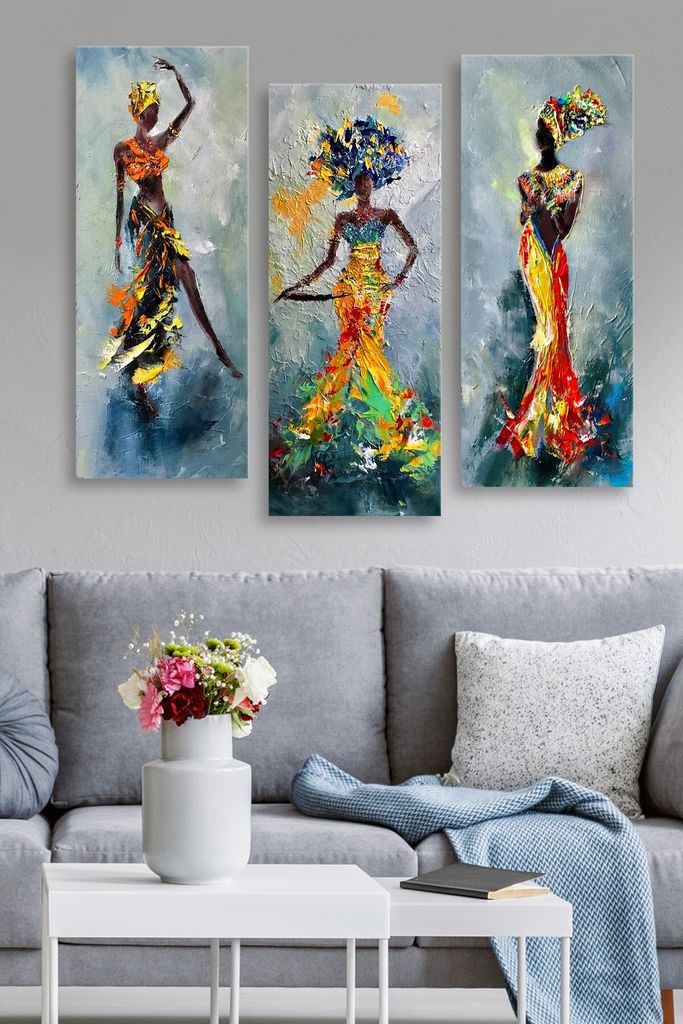 Wallity, MDF0035, Bilder, Mehrfarbig, MDF, 70 x 50 cm