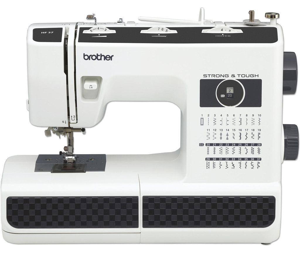 Brother HF37, Schwarz, Weiß, Halbautomatische Nähmaschine, Produktbild 