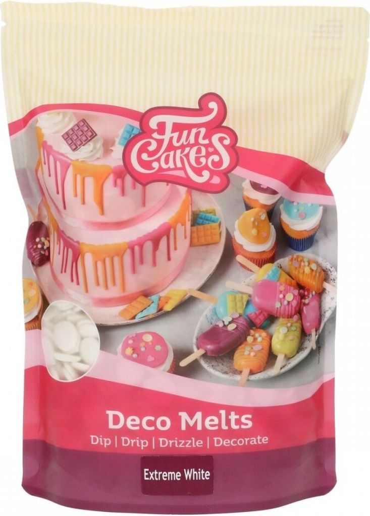 FunCakes Deco Melts -Natürliches Weiß- 1kg Produktbild 5