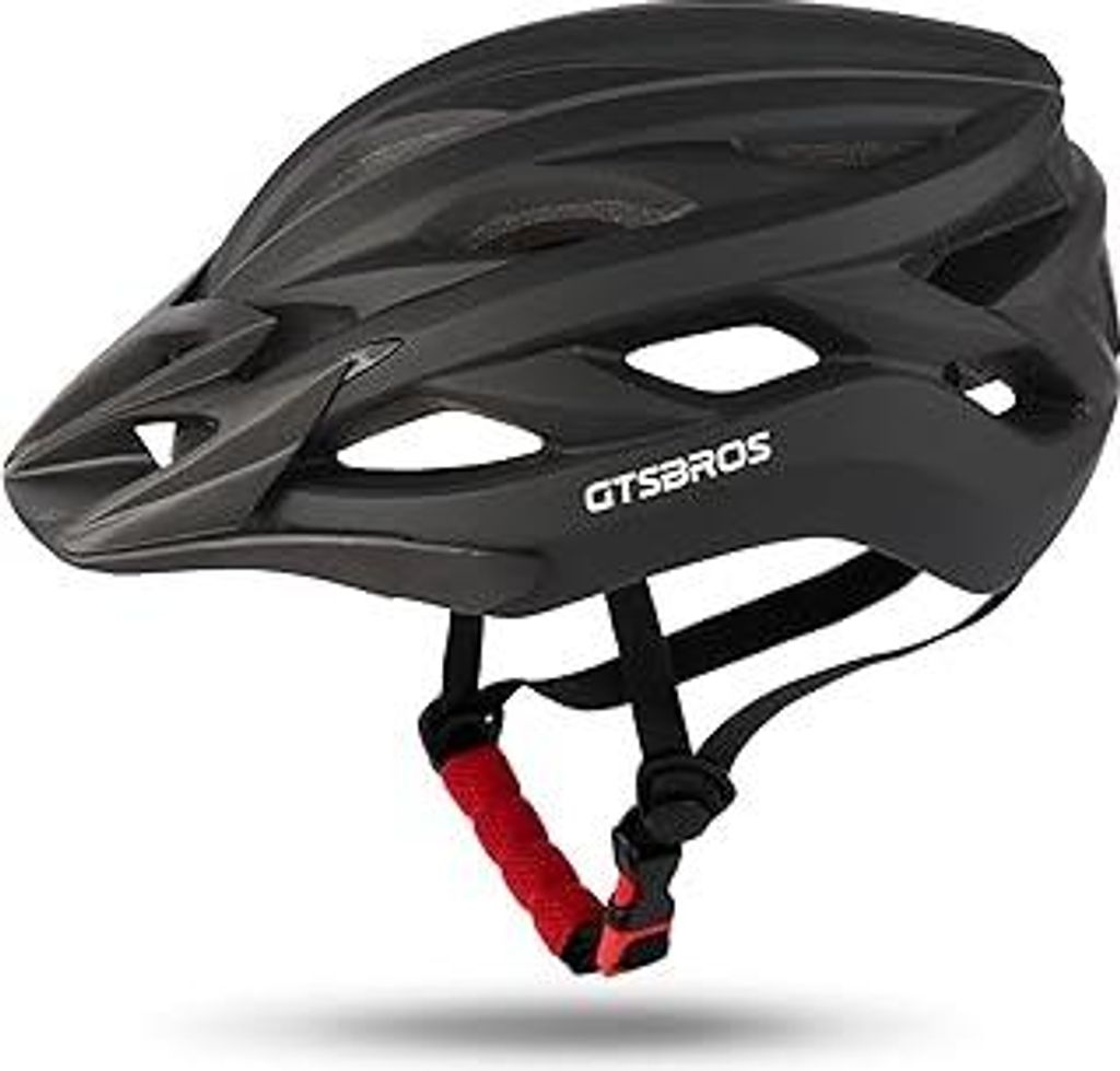 Fahrradhelm mit Visier für Damen Herren– Leichter Abnehmbarem Helm für Mountainbike und Stadtverkehr
