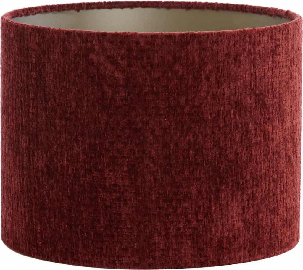Abat-jour RUBY Light & Living Ø25cm Rouge - Luminaire Design de Qualité