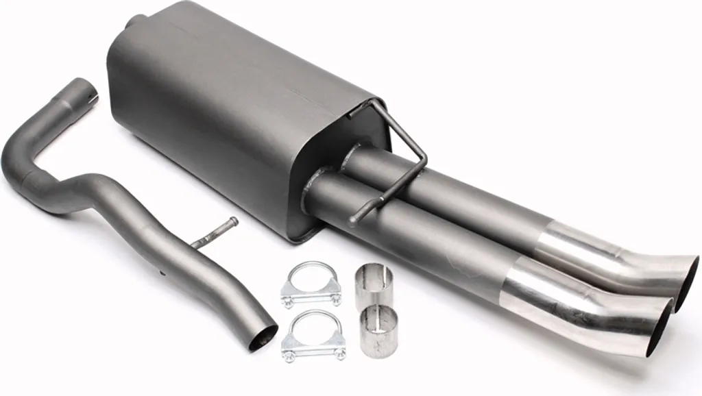 Échappement sport 2x76mm DTM pour VW Bora Variant avec homologation ABE