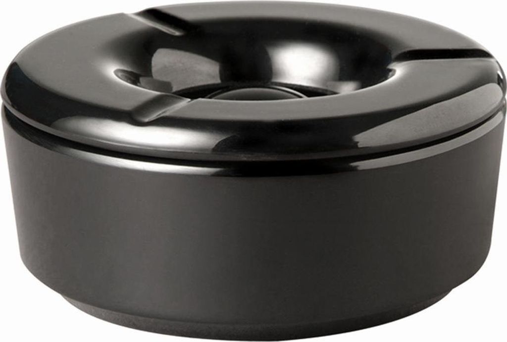 APS Casual Aschenbecher, schwarz, Höhe: 50 mm, ø: 115 mm Obrázek produktu 