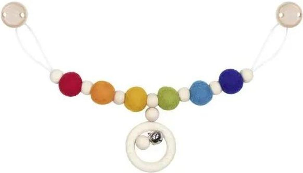 Kinderwagenkette Regenbogen Produktbild 