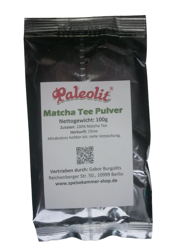 Paleolit Matcha Tee Pulver 100g