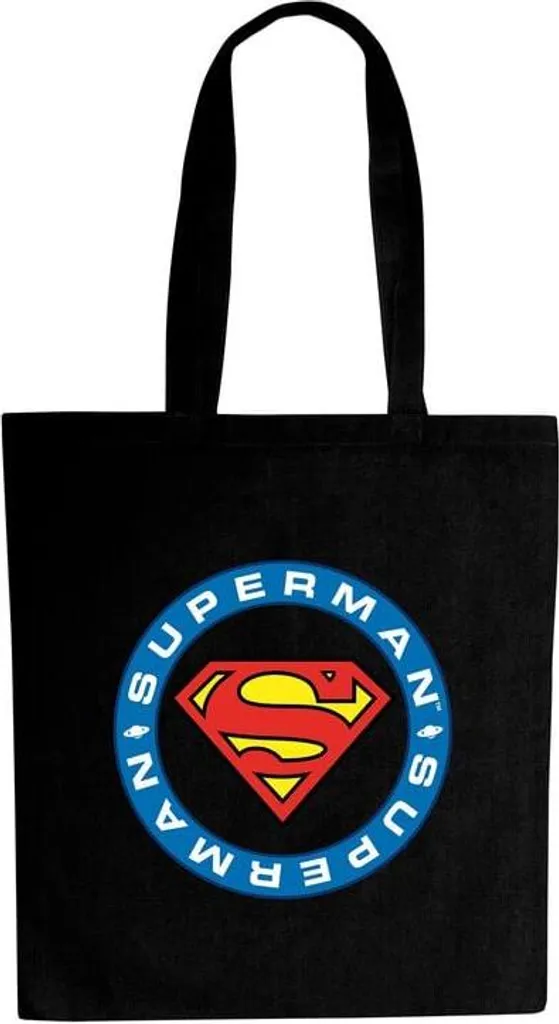 Borsa Spesa Superman in Cotone Eco - Shopper Riutilizzabile Logo