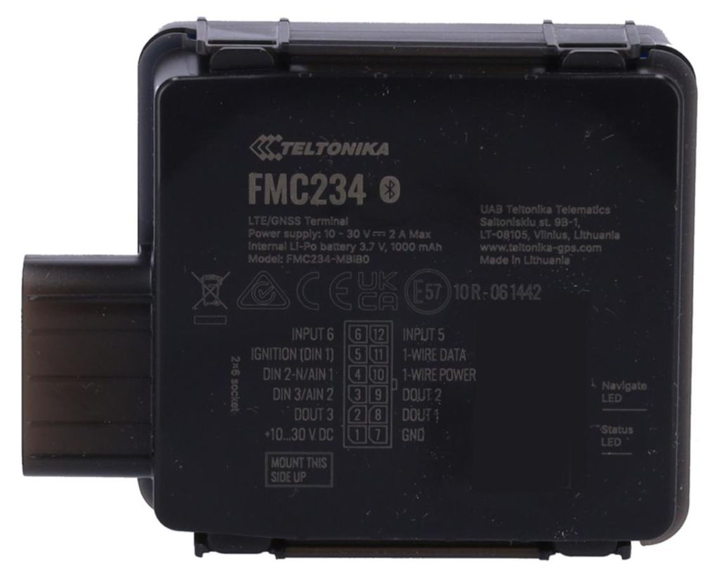 Teltonika FMC234 Water-resistant 4G LTE Cat 1 tracker with Image du produit 