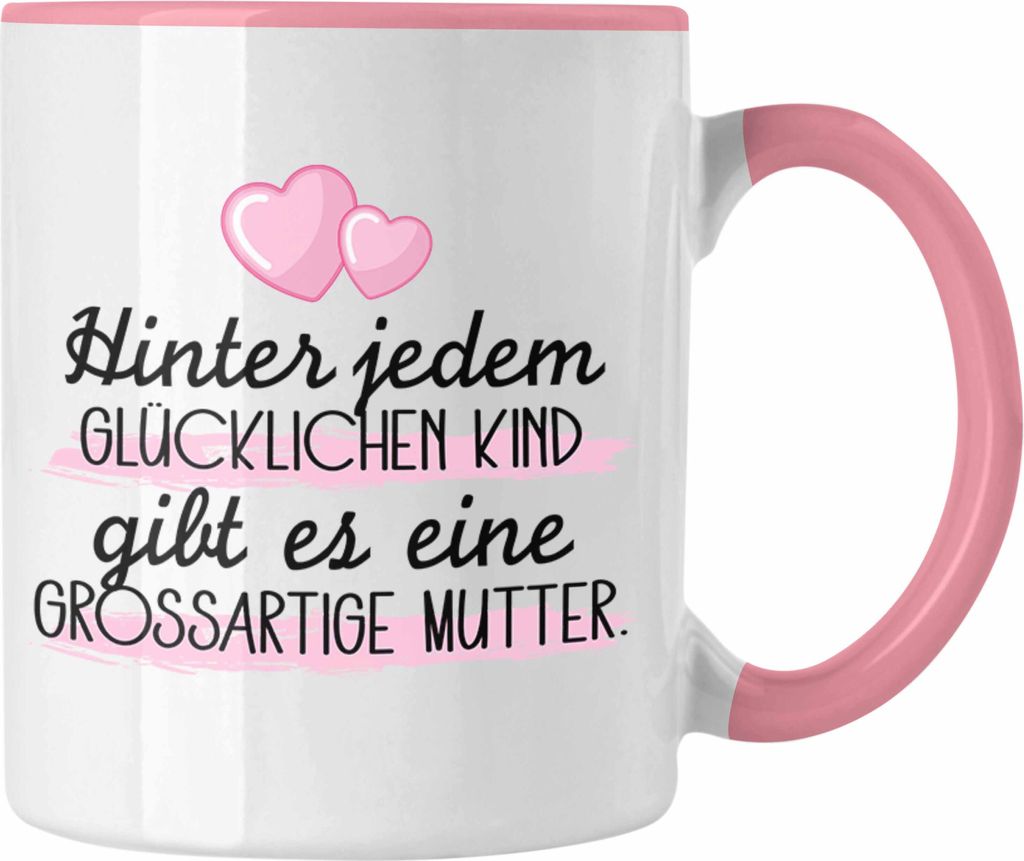 Trendation - Mama Tasse Geschenk für Mutter von Kinder Sohn Tochter Muttertag Muttertagsgeschenk Beste Mama Danke Weihnachten Geburtstag Lustig (R...