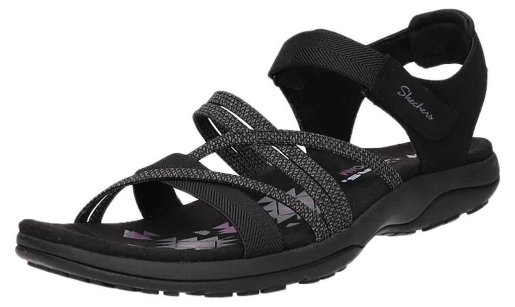 Skechers Regae Slim 163193-BLK Damensandale, Produktbild 