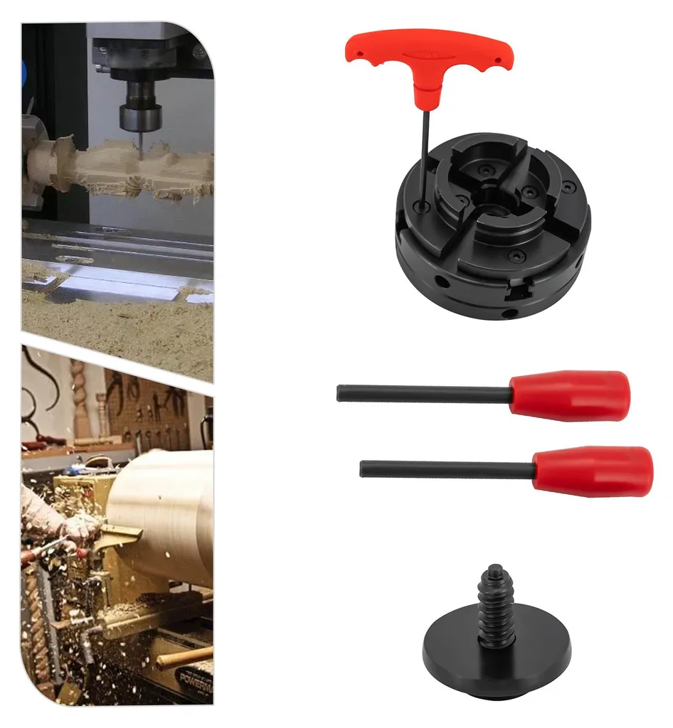 Mandrin à serrage automatique durable noir pour perçage de précision - 4