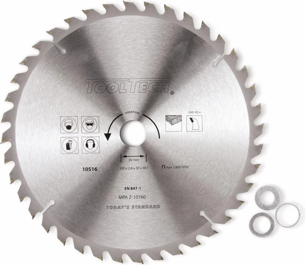 Lama circolare 100 mm - 400 mm 24 - 40 denti, dimensione: 250 mm 40 Z