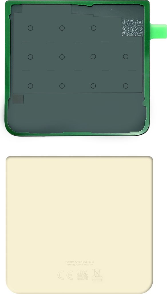 Original Samsung Akkudeckel, neue Rückseite für Samsung Galaxy Z Flip 3 – Cream