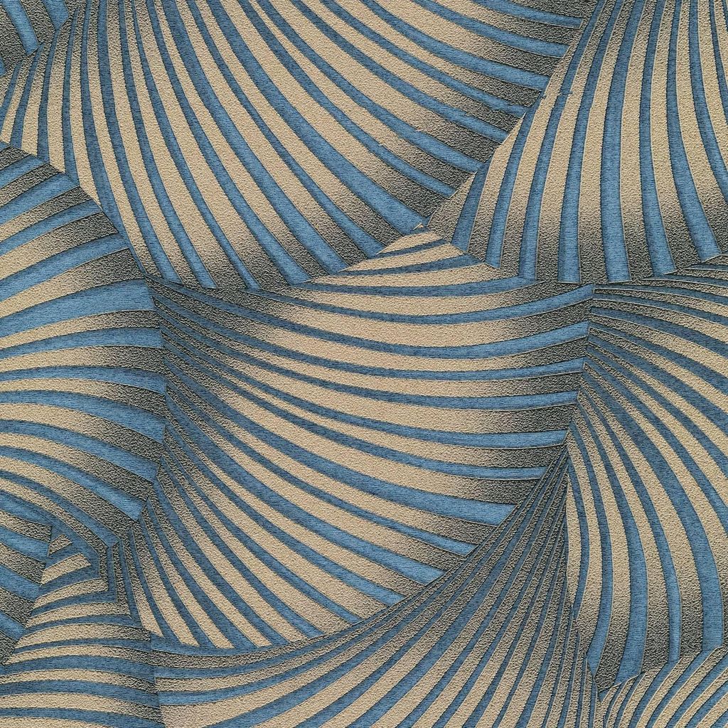 Vliestapete 1052508 Dunkelblau Gold Blau Grafik GMK Fashion for Walls 5 Erismann