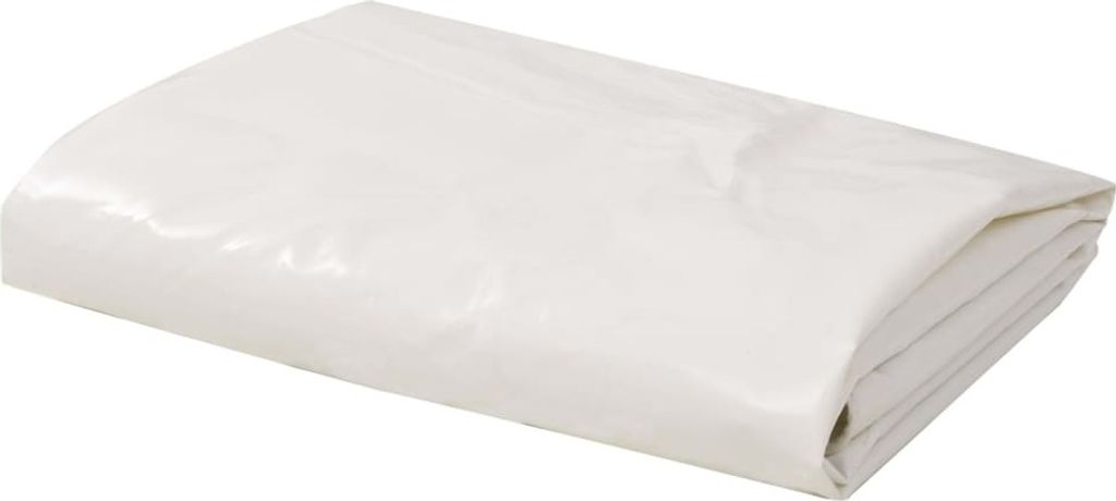 VidaXL Dekzeil 650 g/m² 6x8 m wit Image du produit 