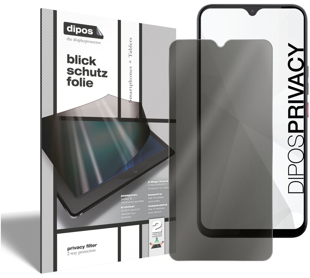 dipos I Pellicola Protettiva Compatibile con Gigaset GS5 Posteriore Protezione Vetro Flessibile 9H