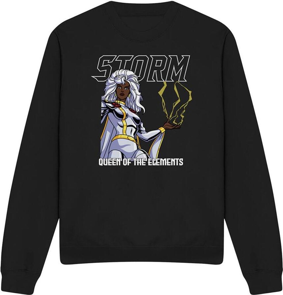 X-Men - "Queen Of The Elements" Sweatshirt für Herren/Damen Uni TV14924 (L) (Schwarz)
