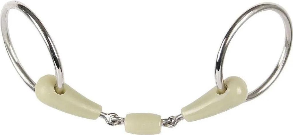 Harry ́s Horse Apple 18 Mm Jointed Gebisse Beige 12.5 cm Beige 12.5 cm