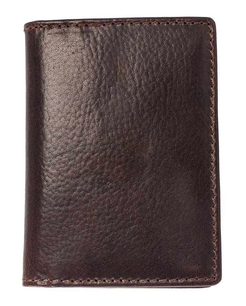LEONHARD HEYDEN Leder Kartenetui Roma Card Holder Dark Brown braun