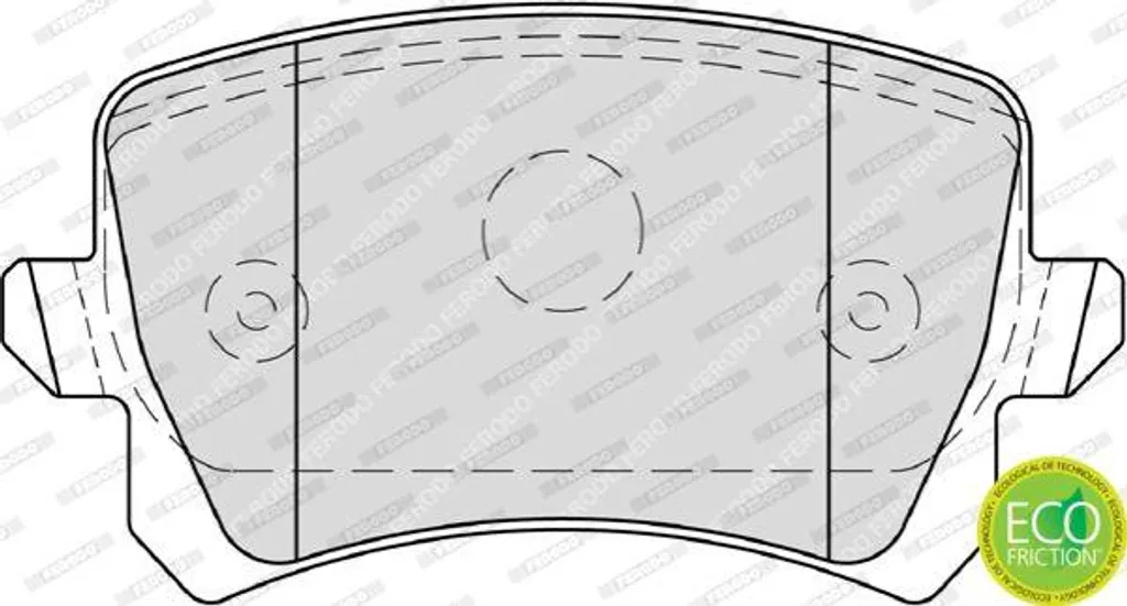 Plaquettes de frein anti-bruit pour VW Passat et Tiguan OE 3AA698451