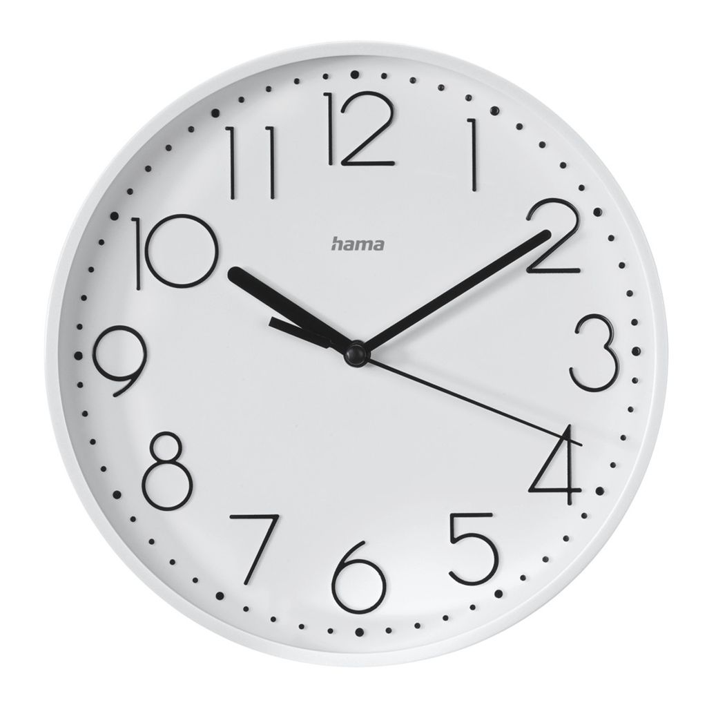 Orologio da parete Hama OF-220 22cm a basso rumore, bianco Immagine del prodotto 