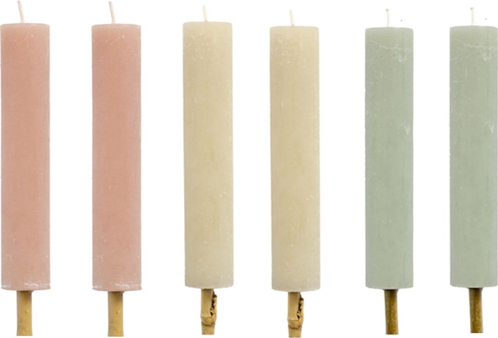 Cactula 6 Fackel-Kerzen für draußen Icecream | Länge 68 cm Produktbild 