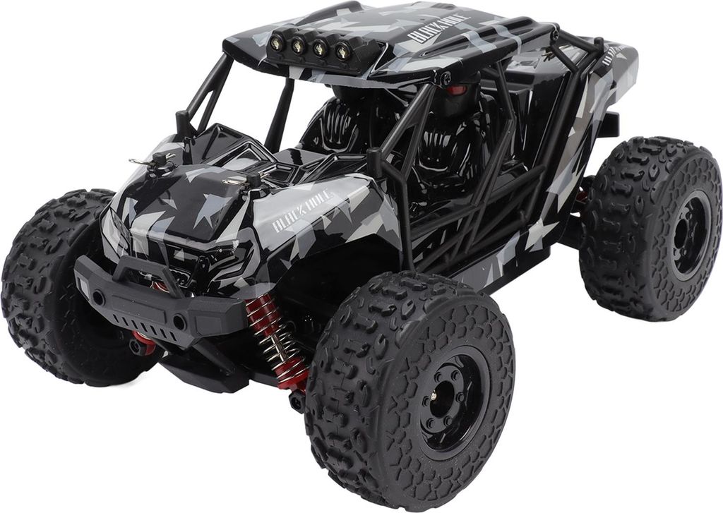 Ferngesteuertes Auto 1:18 Skala Hochgeschwindigkeitsrennen Off Road Fahrzeug Drive Auto Ferngesteuertes Spielzeug Schwarz