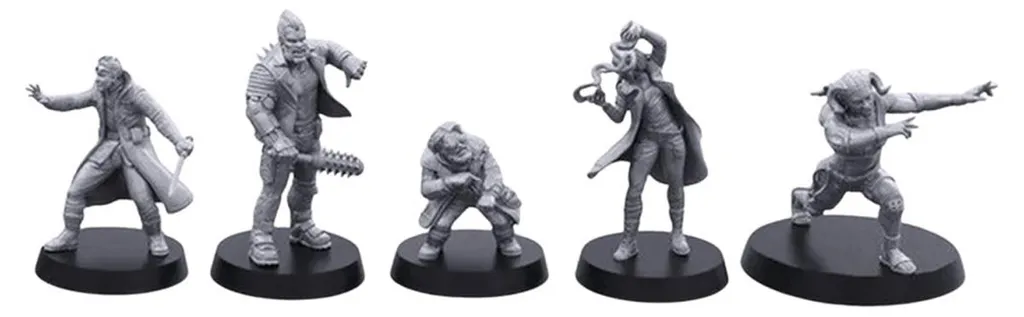 Shadowrun Controlled Chaos Miniatures : Lot de Figurines JDR de Table
