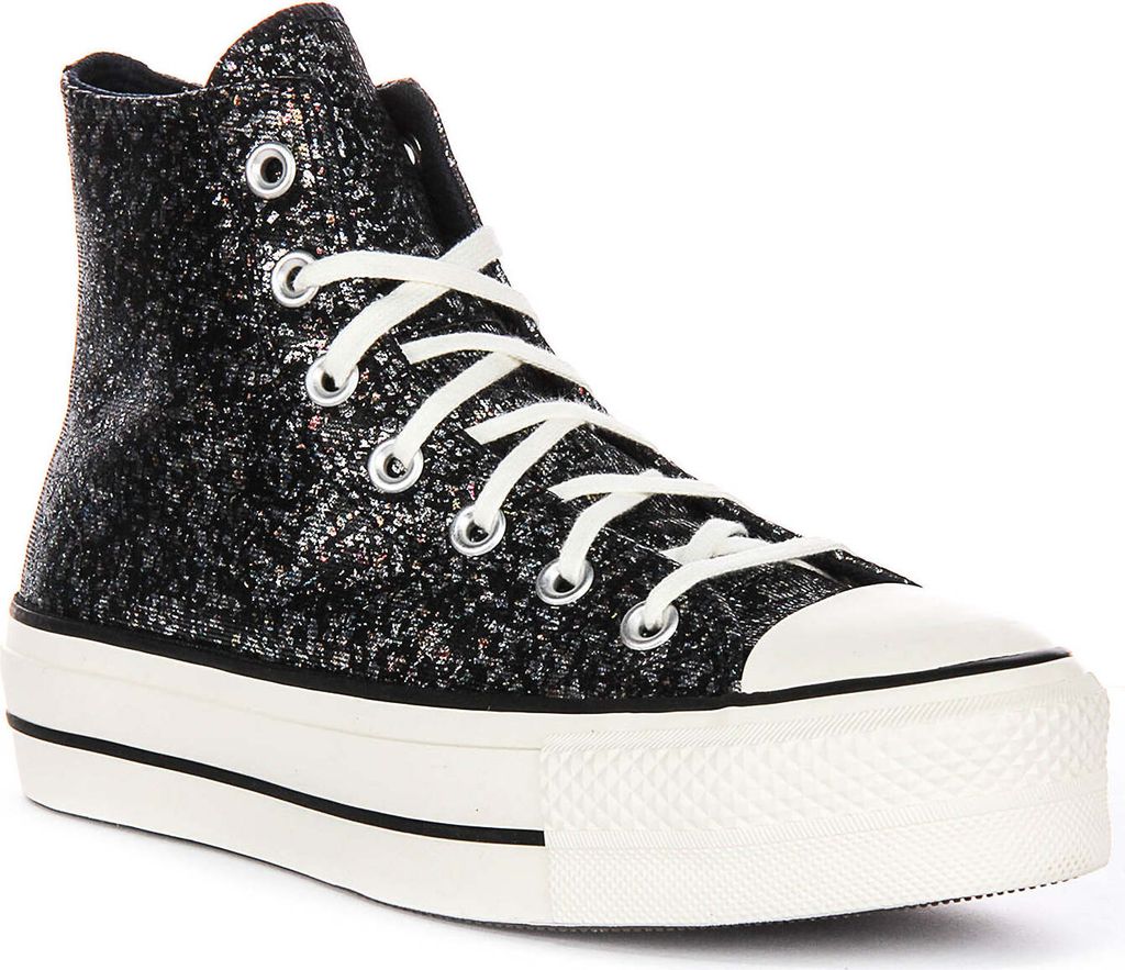 Converse All Star Lift A09551C v barvě Schwarz Silber Obrázek produktu 
