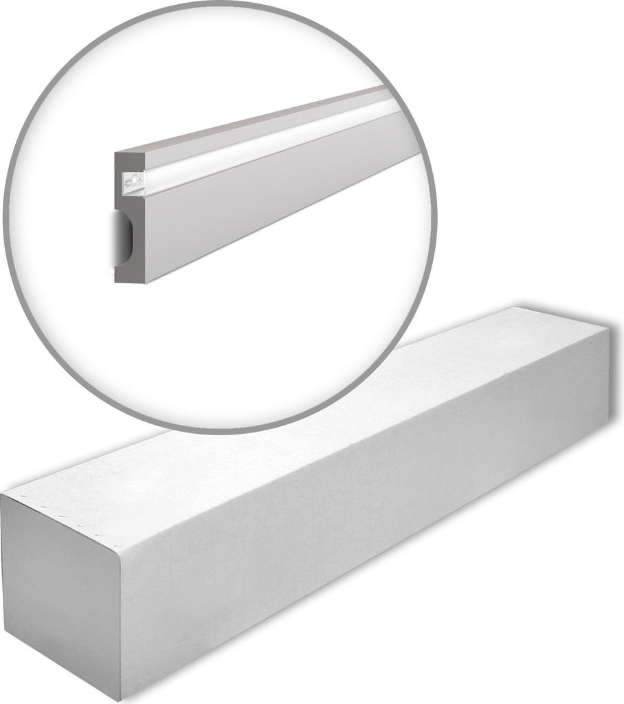NMC IL11-box WALLSTYL Sockelleisten 1 Karton SET mit 13 Stuckleisten | 26 m