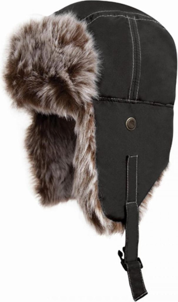 Result Winter Essentials RC056X | Classic Sherpa Hat Wintermütze - Farbe: Jet Black - Größe: M