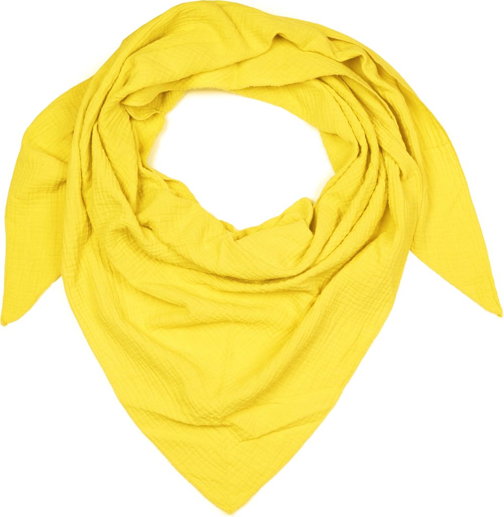 styleBREAKER Damen Musselin Dreieckstuch aus 100% Baumwolle | Weiches und leichtes Halstuch für Damen Unifarben | Stylisches Tuch für jede Jahres...