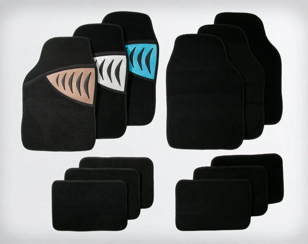 Tappetino auto Silverstone set 4 pezzi nero bronzo - 7