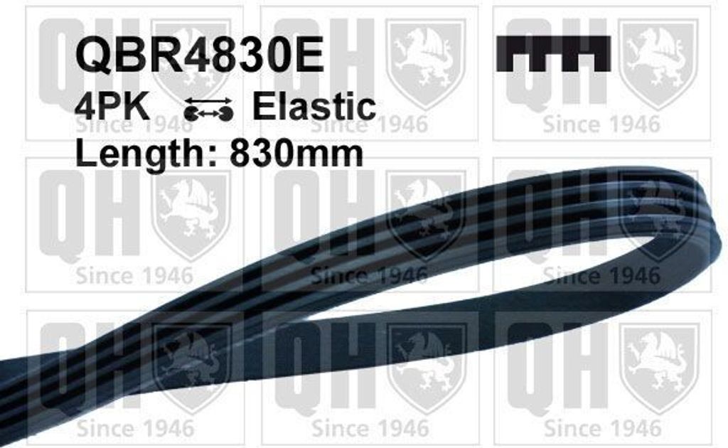 QUINTON HAZELL Keilrippenriemen 830mm für BMW 3 Touring (E91) QBR4830E