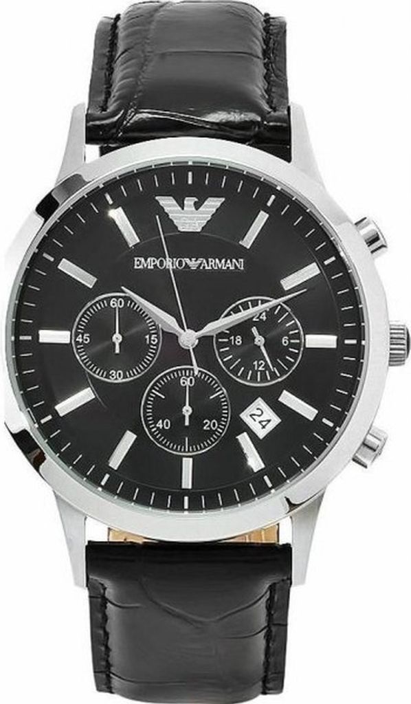 Zegarek męski EMPORIO ARMANI AR2447 czarny fashion Zdjęcie produktu 