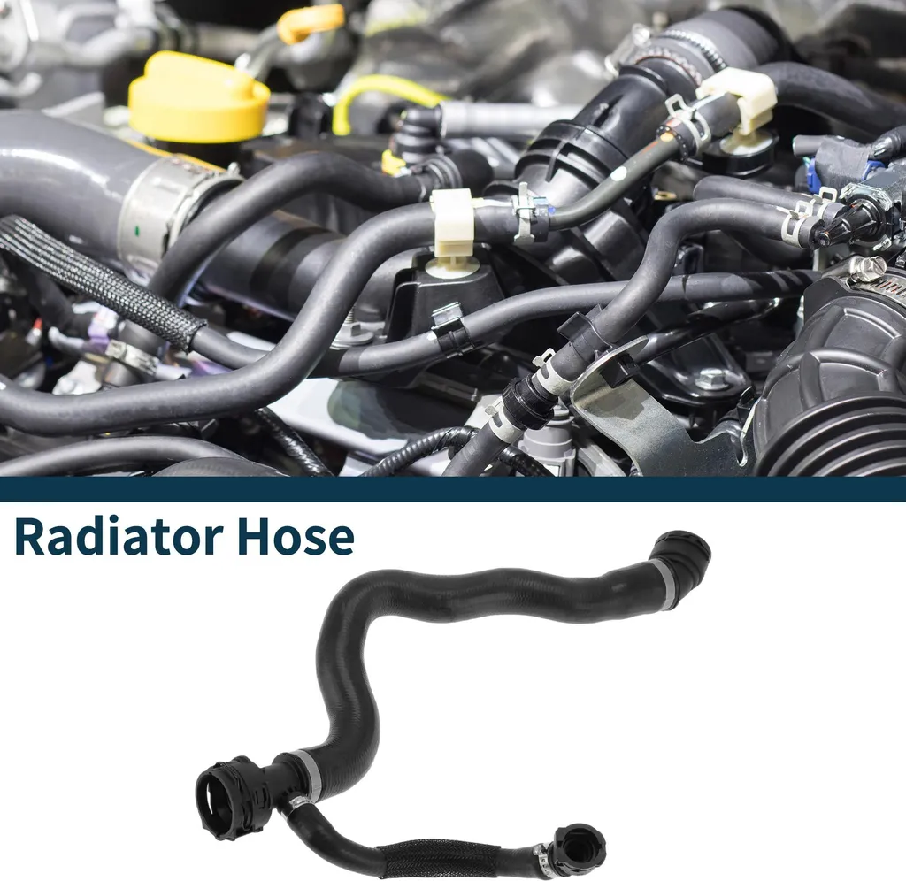Tuyau de chauffage en caoutchouc noir pour radiateur de BMW X4