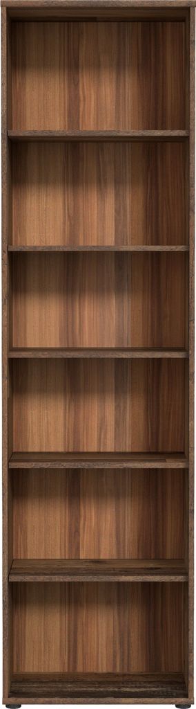Regal >TEMPRA2< 5 Böden, in Old-Wood Vintage Nachbildung - 54x197,5x34,8cm (BxHxT)