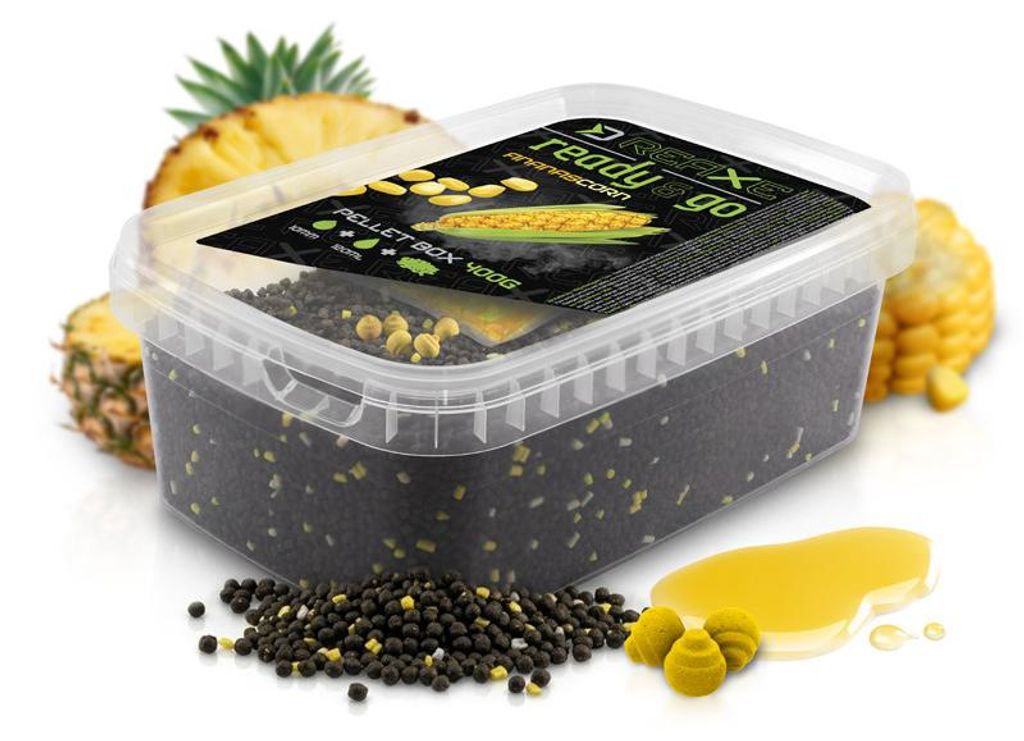 DELPHIN Reaxe READY&GO, pellet aromatizzati, mais e ananas, Immagine del prodotto 