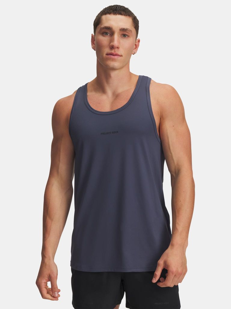 Under Armour Herren-Tanktop Pjt Rck Iso Chill Tank-GRY LG